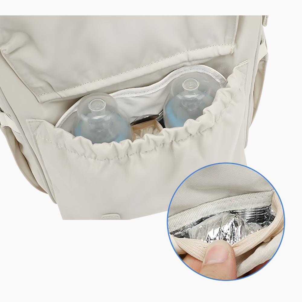 Skötväska och ryggsäck vattentät LÉONIE - Beige