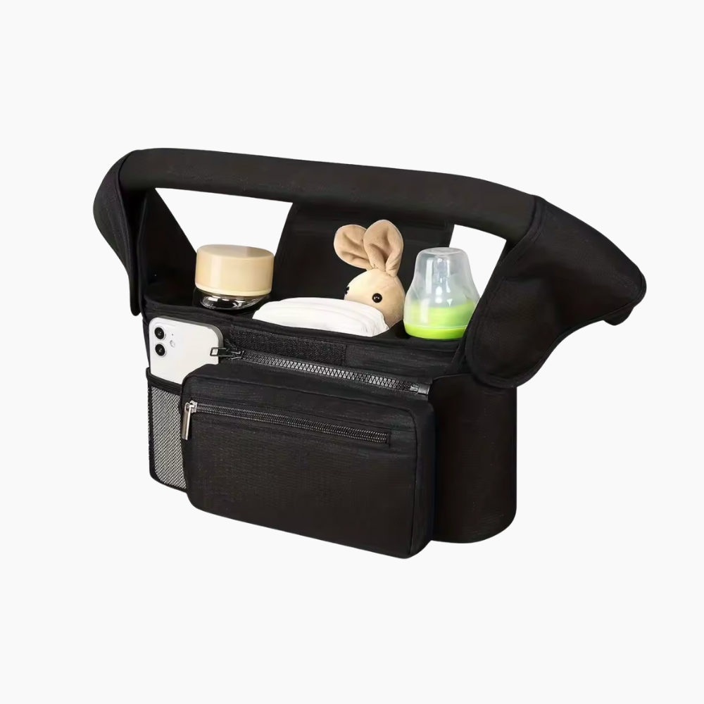 Förvaringsväska till barnvagn LEXI - Svart