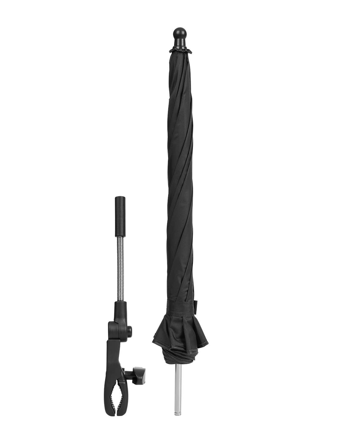 Parasoll till barnvagn, svart