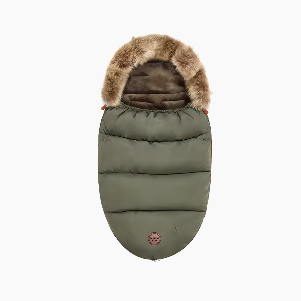 Åkpåse Vind- & vattentät 0–12 Mån STELLA - Grön