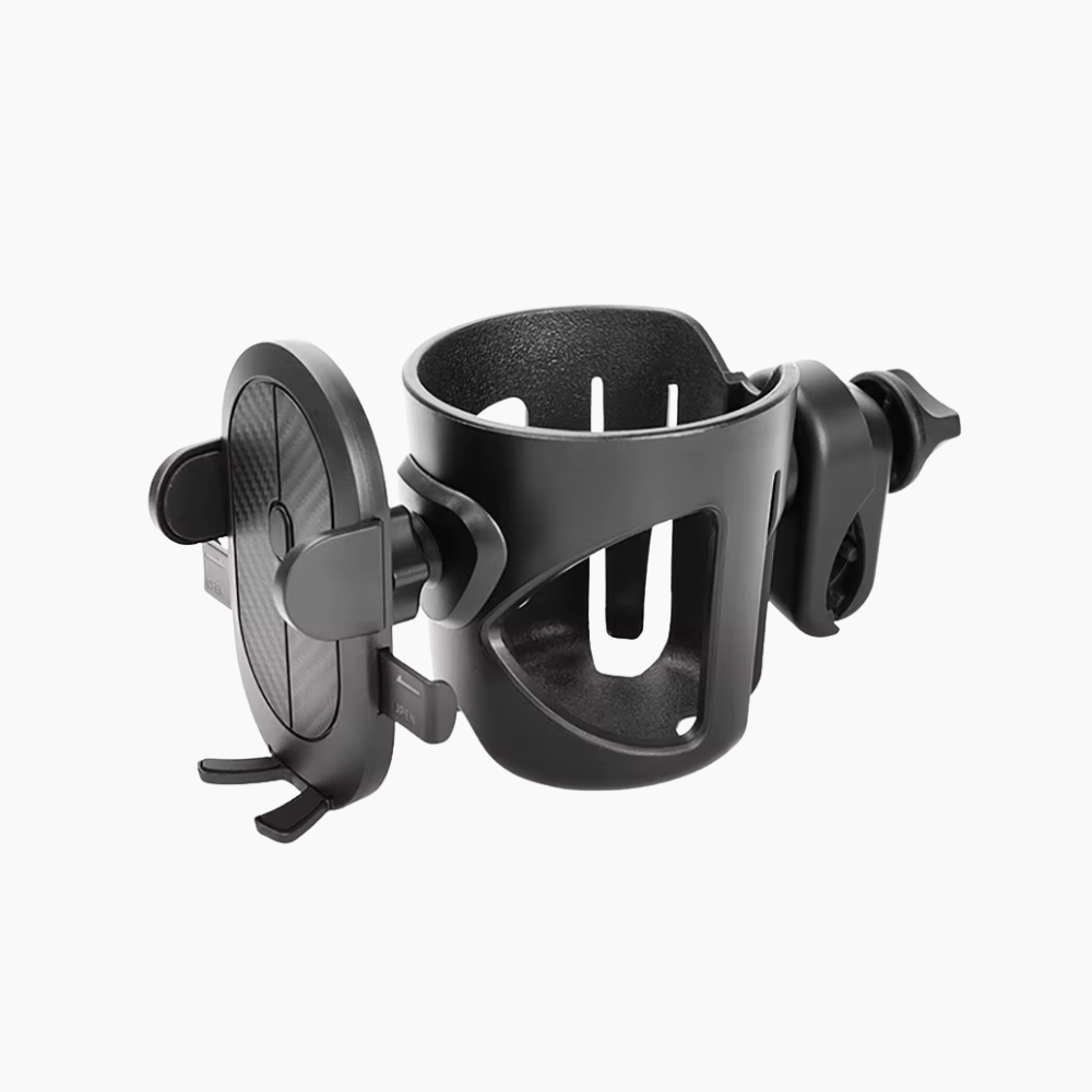 Mugghållare med mobilfäste, 360° Rotation SmartCup 2-in-1