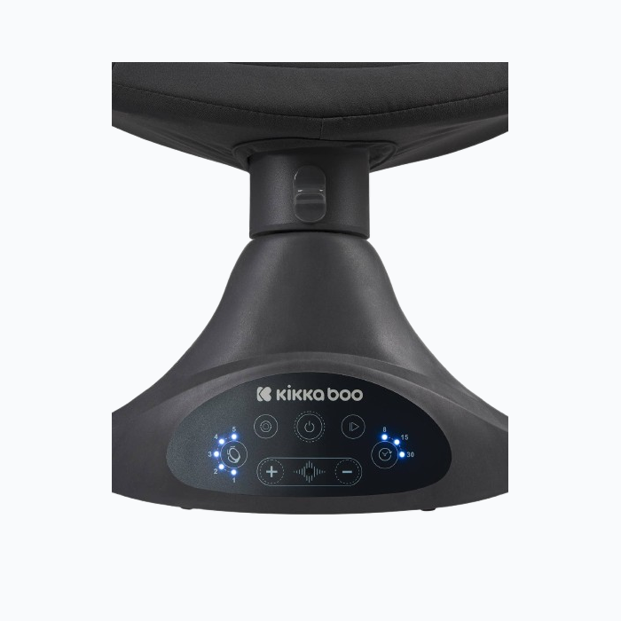 Elektrisk babysitter med bluetooth, Kikkaboo Codie - mörkgrå