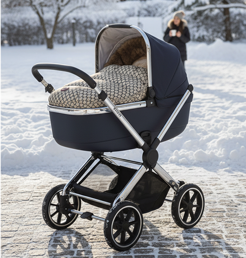 Åkpåse Vind- & vattentät 0–12 Mån STELLA - Beige