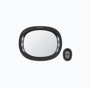 Bilspegel med LED-ljus och fjärrkontroll Kikkaboo - Svart
