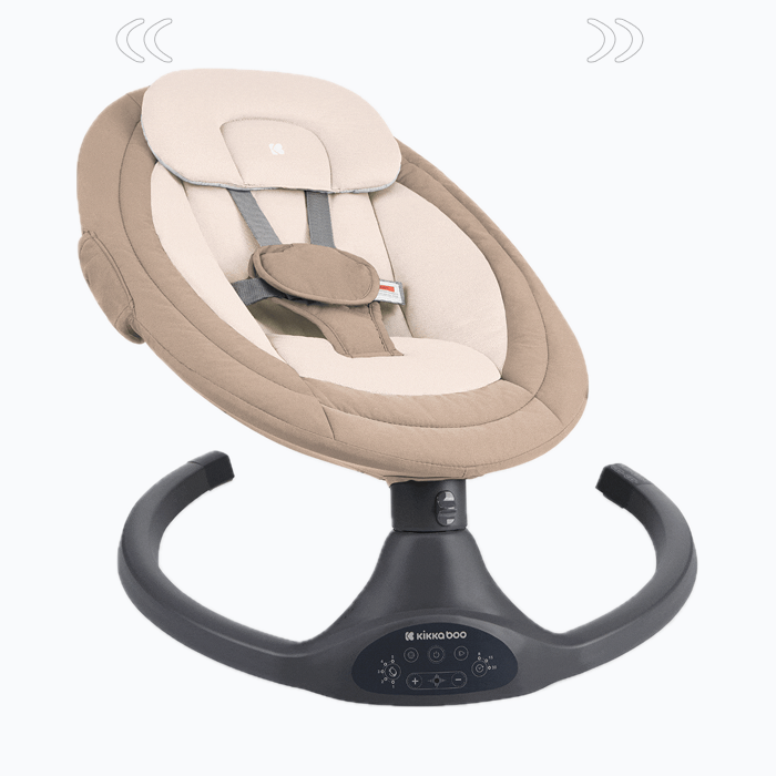 Elektrisk babysitter med bluetooth, Kikkaboo Codie - beige