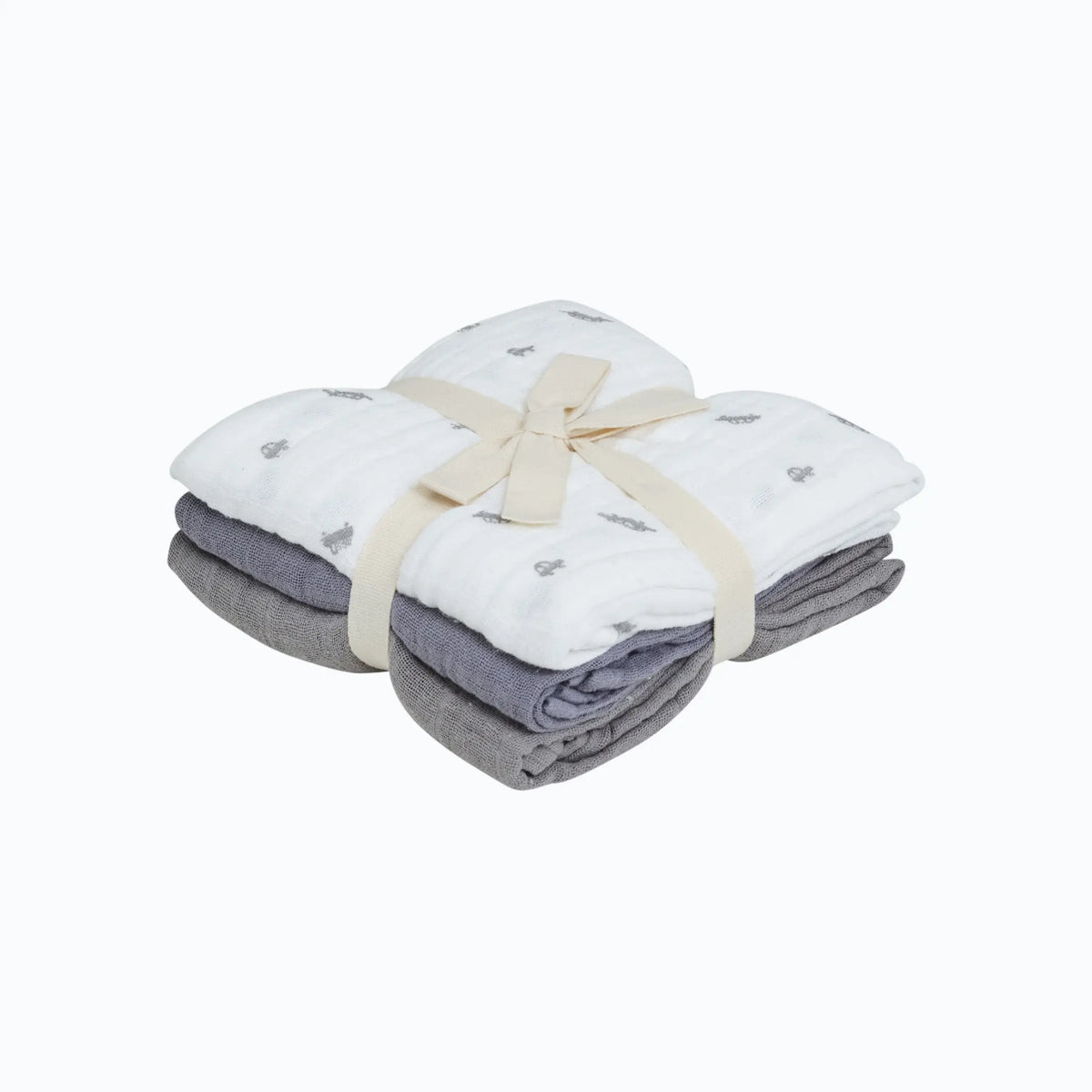 Muslinfiltar i andningsbar bomull, Pippi - Tradewinds (3-pack)