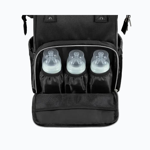 Siena skötväska svart flaskhållare