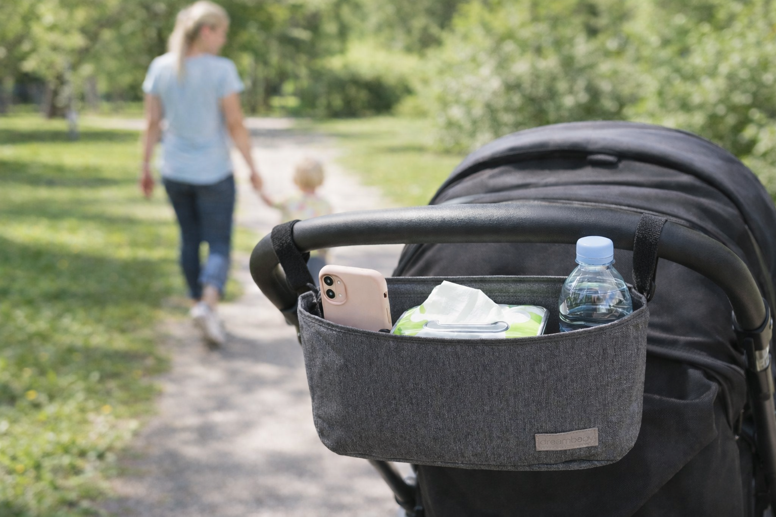 Organizer till barnvagn Zoe, mörkgrå