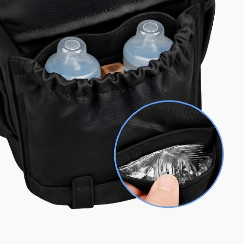 Skötväska och ryggsäck vattentät LÉONIE - Svart