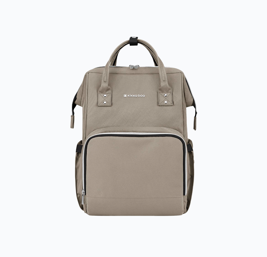 Skötväska ryggsäck med många fack Kikkaboo Siena -  beige