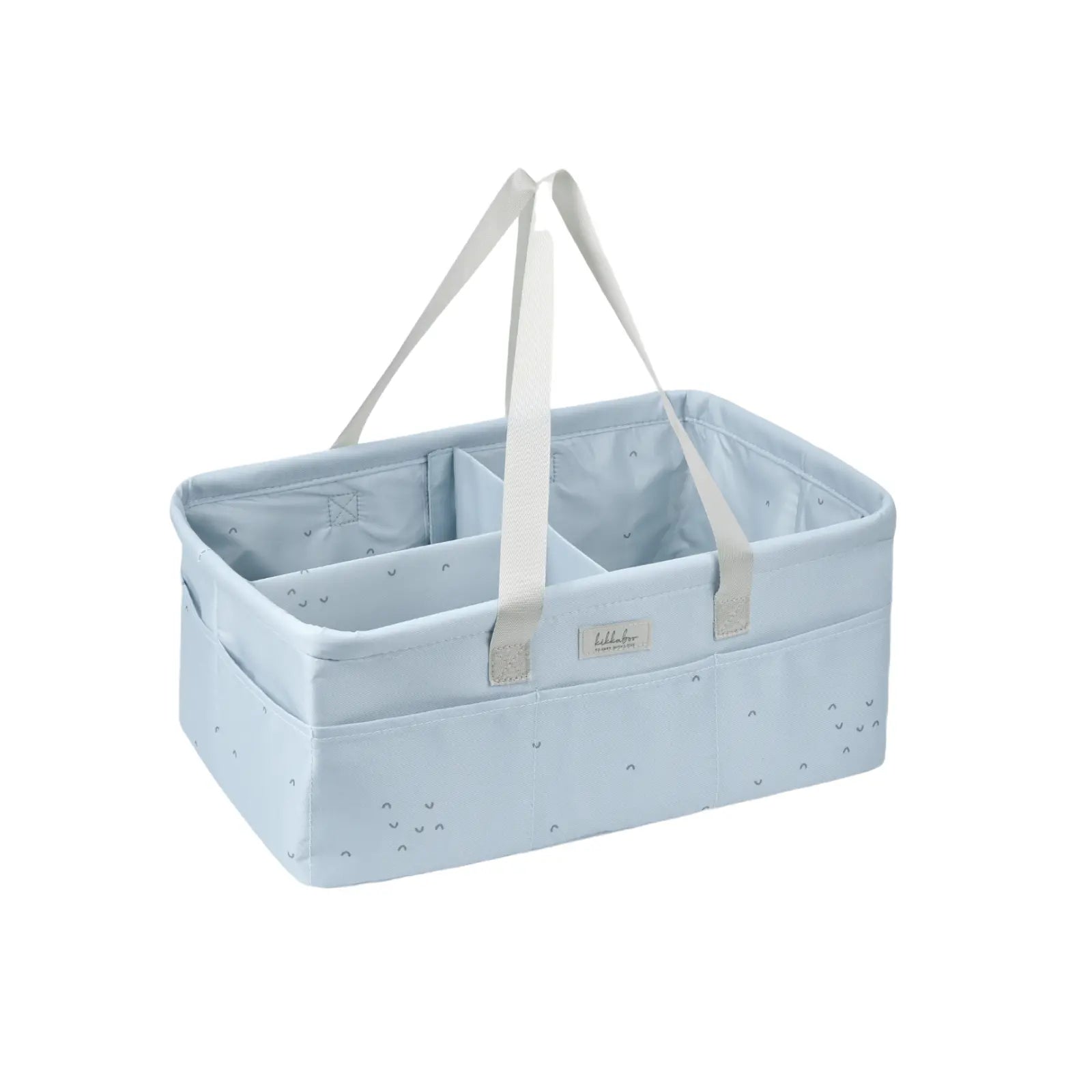 Bärbar organizer till skötbordet, blå