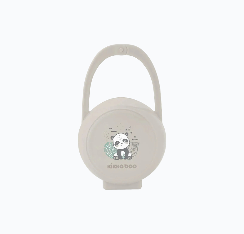 Kikkaboo Savanna nappfodral med hänge, beige