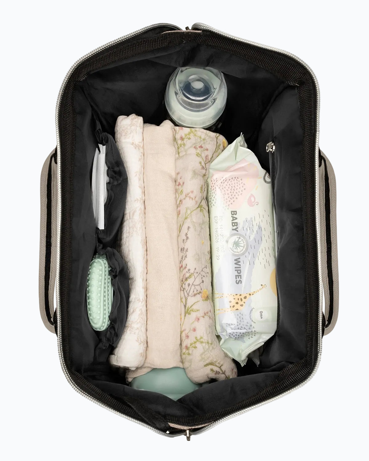 siena skötväska beige inuti