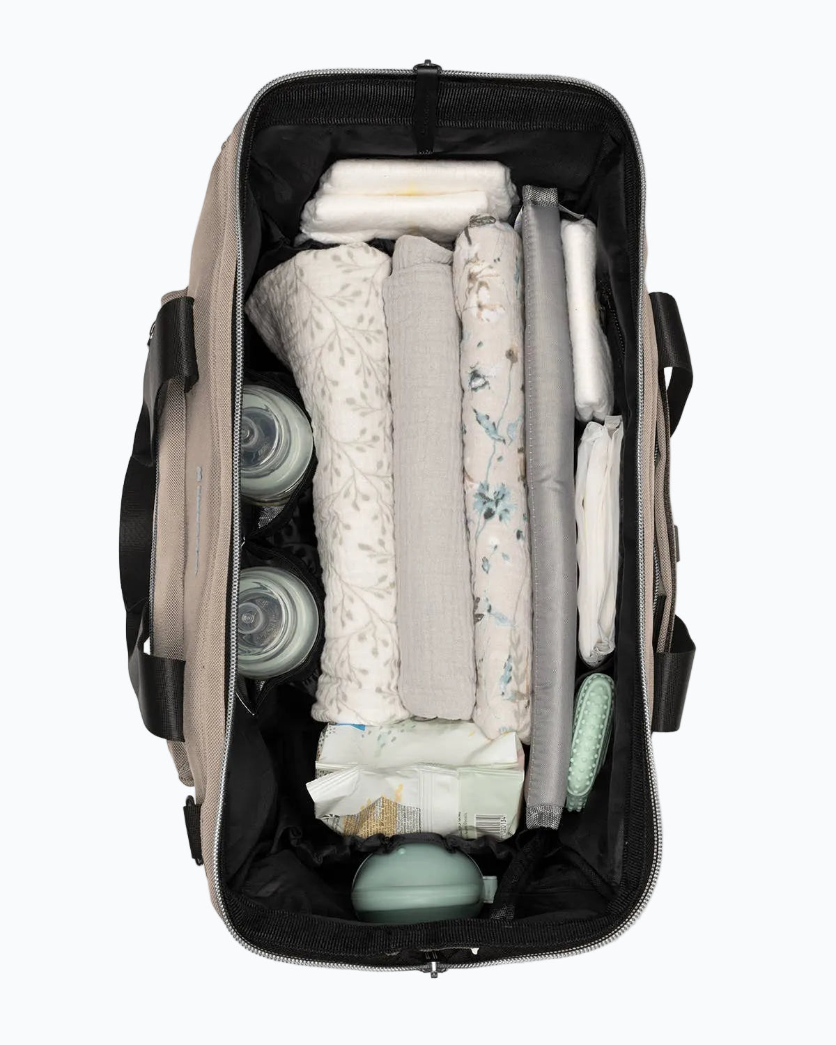 skötväska maxibeige ovan