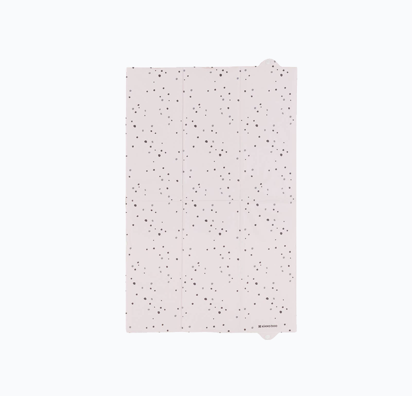 Kikkaboo vikbar skötbädd med vadderad liggyta, rosa